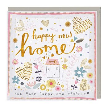 Card Happy New Home & Memories